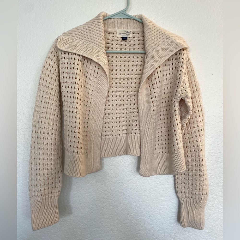 Open-Knit Women’s Cotton Sweater